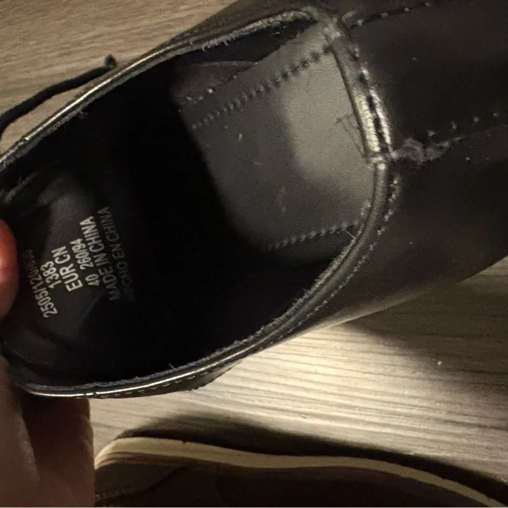 ZARA Boys Black Dress shoes size 7